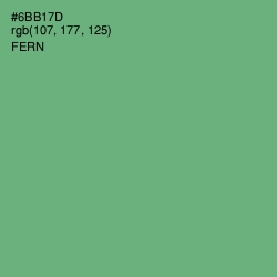 #6BB17D - Fern Color Image