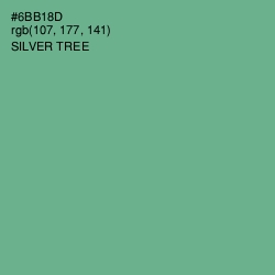 #6BB18D - Silver Tree Color Image