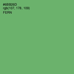 #6BB26D - Fern Color Image