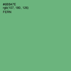 #6BB47E - Fern Color Image