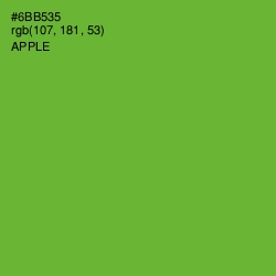 #6BB535 - Apple Color Image