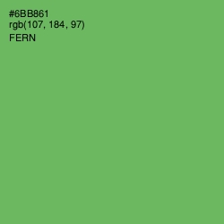 #6BB861 - Fern Color Image