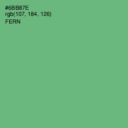 #6BB87E - Fern Color Image