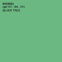 #6BB883 - Silver Tree Color Image