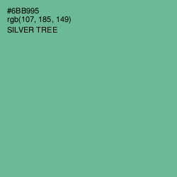 #6BB995 - Silver Tree Color Image