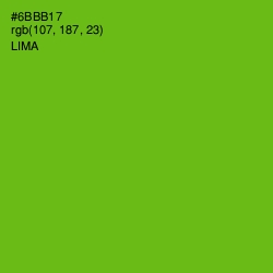 #6BBB17 - Lima Color Image