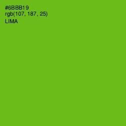 #6BBB19 - Lima Color Image