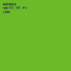 #6BBB29 - Lima Color Image
