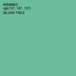 #6BBB9D - Silver Tree Color Image