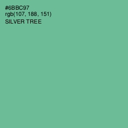 #6BBC97 - Silver Tree Color Image