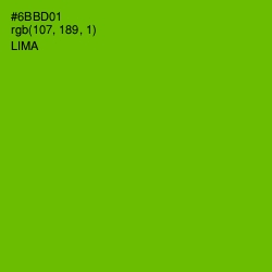 #6BBD01 - Lima Color Image