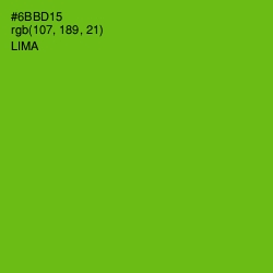 #6BBD15 - Lima Color Image