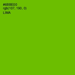 #6BBE00 - Lima Color Image