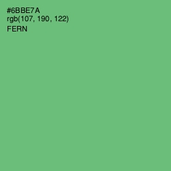 #6BBE7A - Fern Color Image