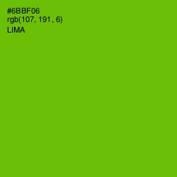 #6BBF06 - Lima Color Image