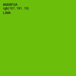 #6BBF0A - Lima Color Image