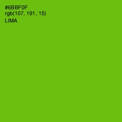 #6BBF0F - Lima Color Image