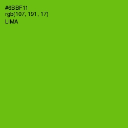 #6BBF11 - Lima Color Image