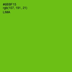 #6BBF15 - Lima Color Image