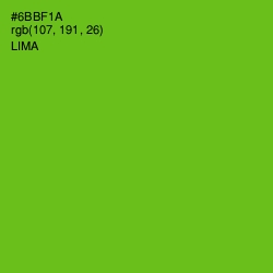 #6BBF1A - Lima Color Image