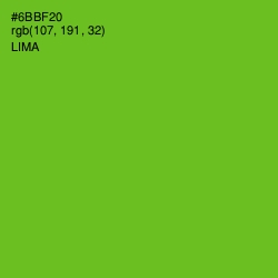 #6BBF20 - Lima Color Image