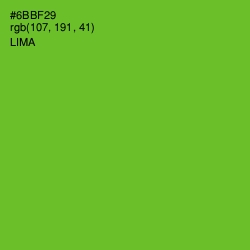 #6BBF29 - Lima Color Image