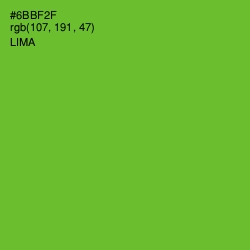 #6BBF2F - Lima Color Image