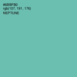 #6BBFB0 - Neptune Color Image