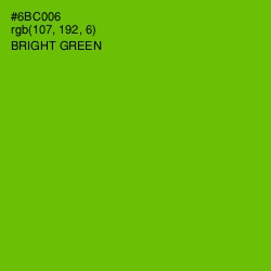 #6BC006 - Bright Green Color Image