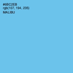 #6BC2EB - Malibu Color Image