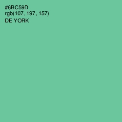 #6BC59D - De York Color Image