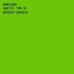 #6BC609 - Bright Green Color Image