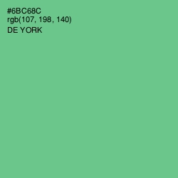 #6BC68C - De York Color Image