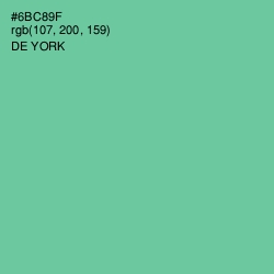 #6BC89F - De York Color Image