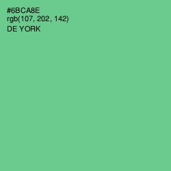 #6BCA8E - De York Color Image