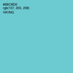 #6BCBD0 - Viking Color Image