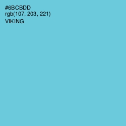 #6BCBDD - Viking Color Image