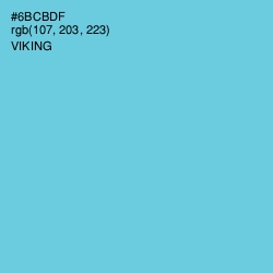 #6BCBDF - Viking Color Image