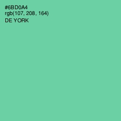 #6BD0A4 - De York Color Image
