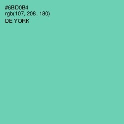 #6BD0B4 - De York Color Image