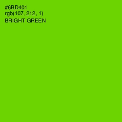 #6BD401 - Bright Green Color Image