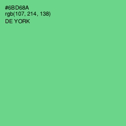 #6BD68A - De York Color Image