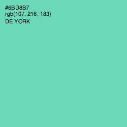 #6BD8B7 - De York Color Image