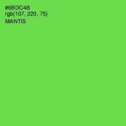#6BDC4B - Mantis Color Image