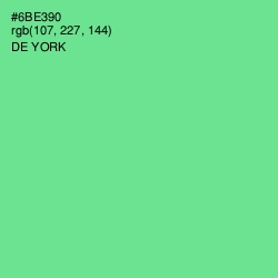 #6BE390 - De York Color Image