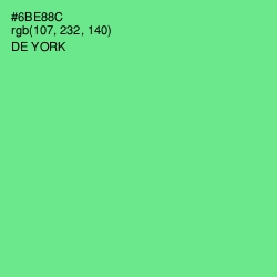 #6BE88C - De York Color Image