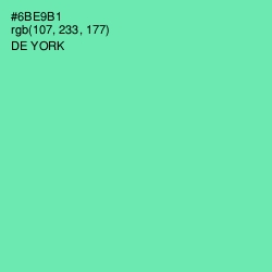 #6BE9B1 - De York Color Image