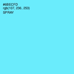 #6BECFD - Spray Color Image