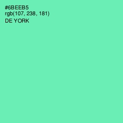#6BEEB5 - De York Color Image