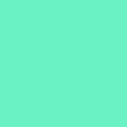 #6BF1C2 - Aquamarine Color Image